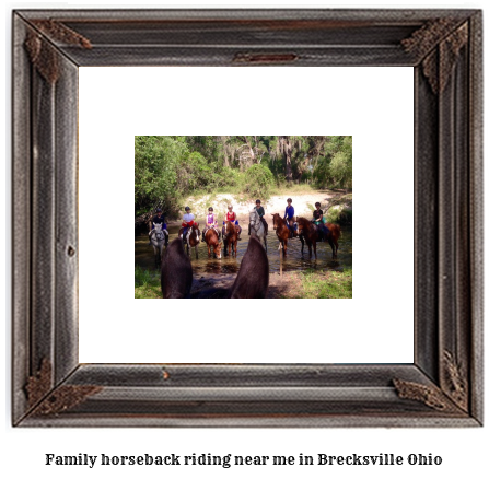 family horseback riding near me in Brecksville, Ohio